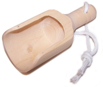 Dřevěná mini lopatka