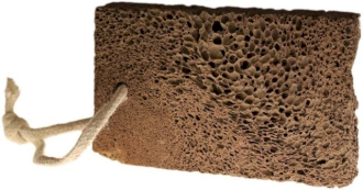Přírodní vulkanická pemza - tvar mýdla