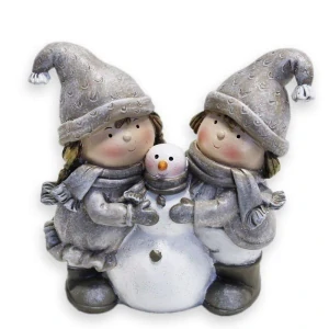 Děti polyresin V11,2cm šedá