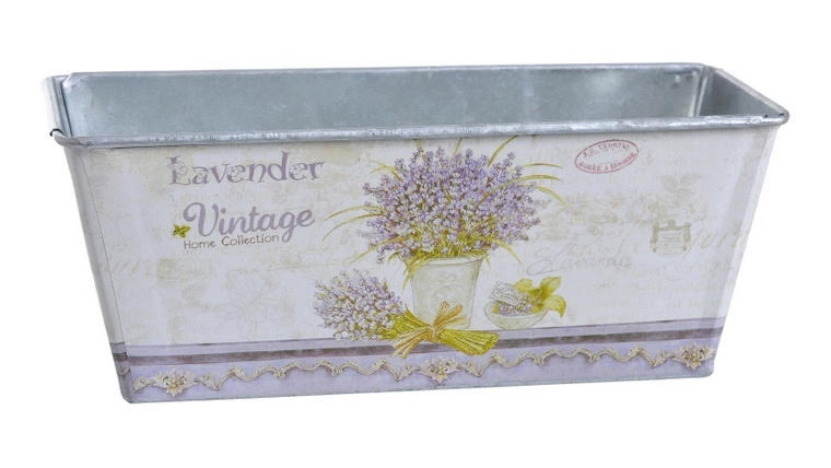 Plechový truhlík "Lavander Vintage"