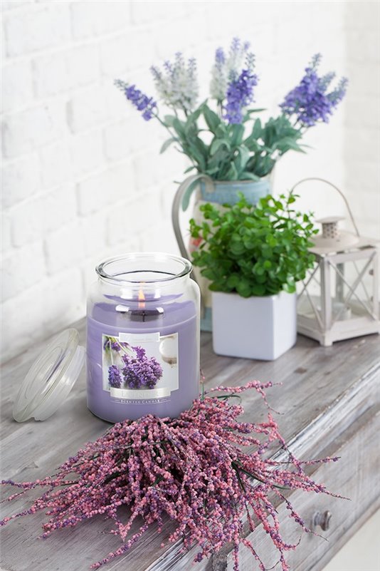 Vonná svíčka v dóze MAXI - Levandule