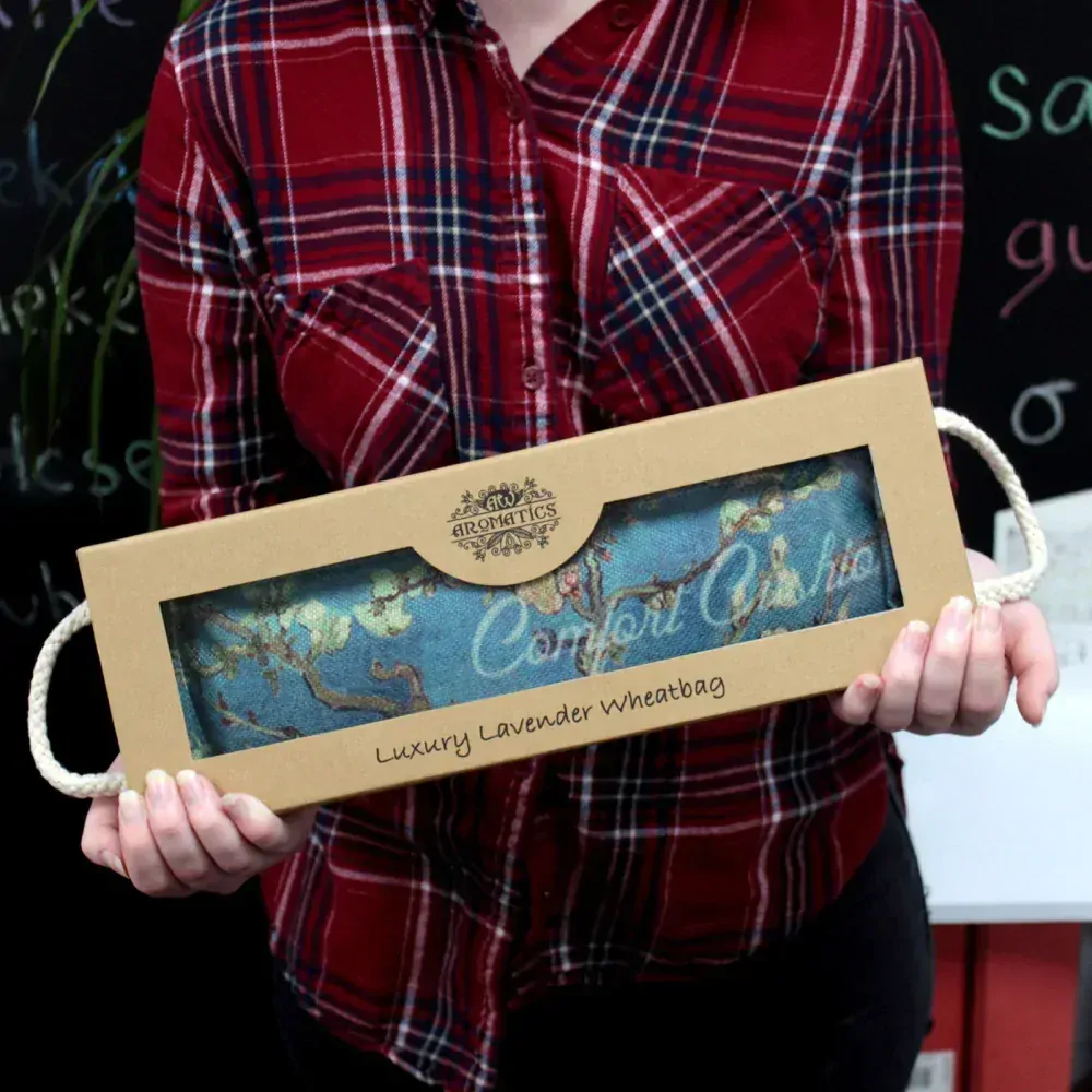 Levandulově-pšeničný terapeutický polštář - Rozkvět