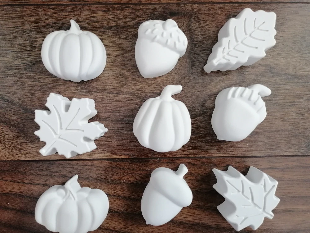 Podzimní odlitky k domalování 9ks