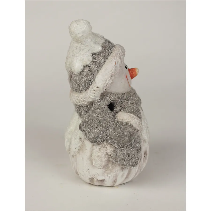 Sněhulák šedý s LED osvětlením