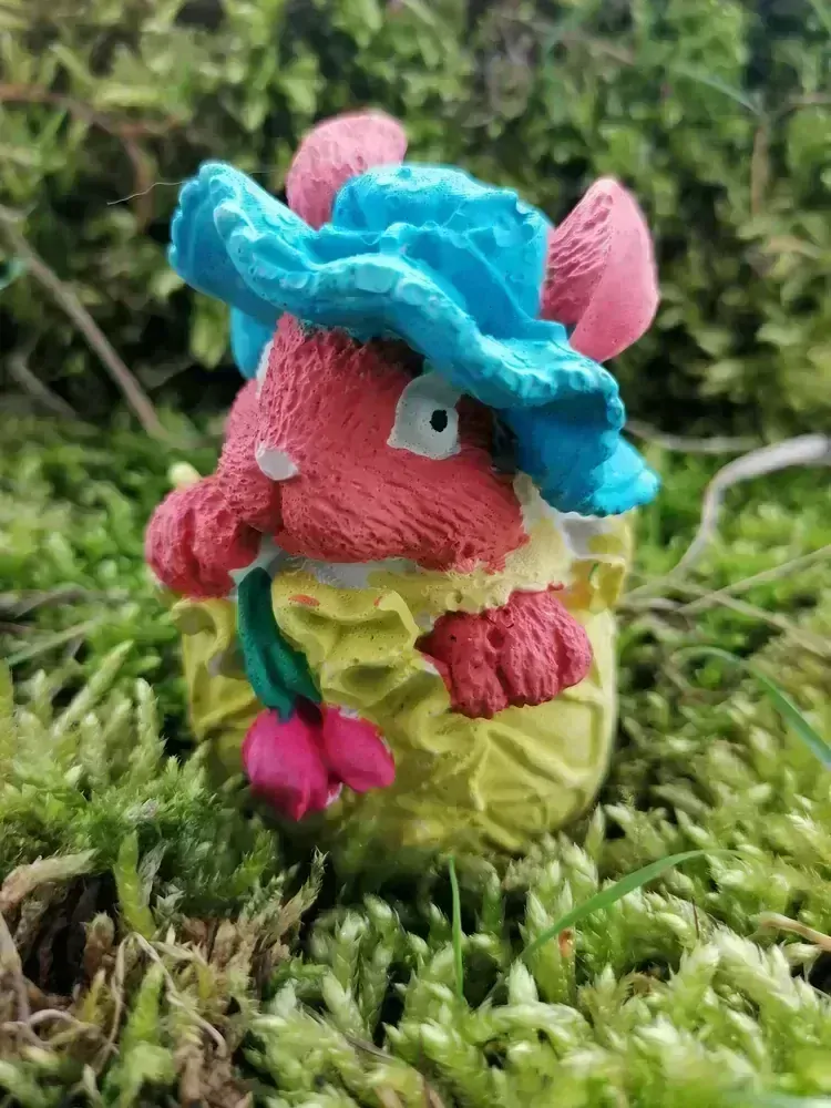 Zajíček v zelí k domalování