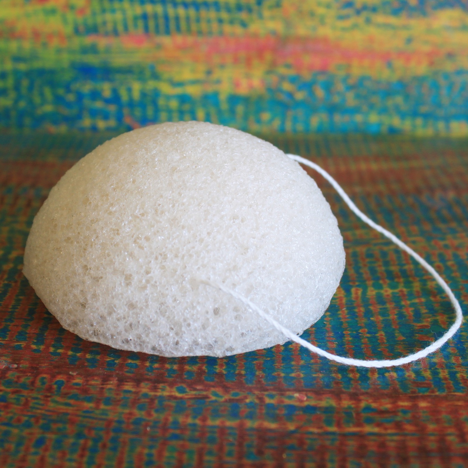 Přírodní Japonská mycí houba konjac - přírodní