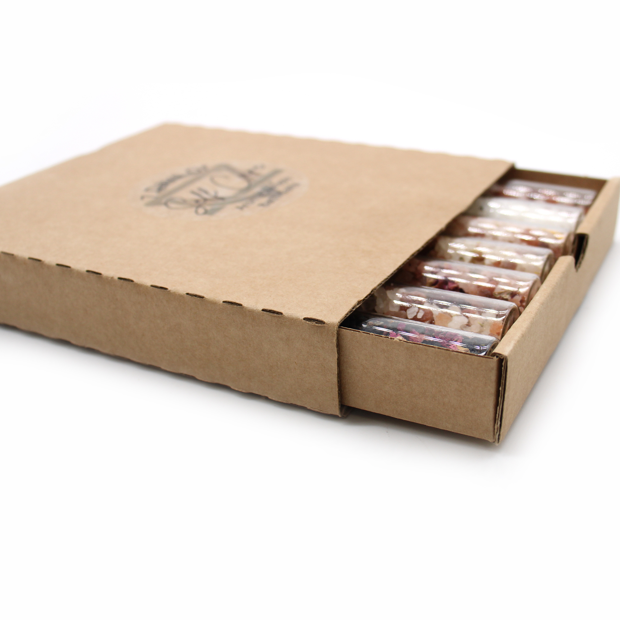 Koupelová sůl v ampulkách - dárková sada 7 kusů